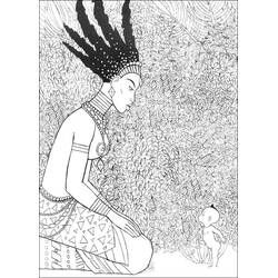 Dibujo para colorear: Kirikou (Dibujos Animados y Series Animadas) #187562 - Dibujos para Colorear e Imprimir Gratis