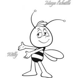 Dibujo para colorear: La Abeja Maya (Dibujos Animados y Series Animadas) #28233 - Dibujos para Colorear e Imprimir Gratis