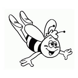 Dibujo para colorear: La Abeja Maya (Dibujos Animados y Series Animadas) #28235 - Dibujos para Colorear e Imprimir Gratis