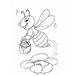 Dibujos para colorear: La Abeja Maya - Dibujos para Colorear e Imprimir Gratis