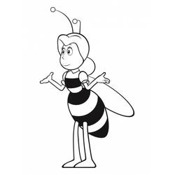 Dibujo para colorear: La Abeja Maya (Dibujos Animados y Series Animadas) #28328 - Dibujos para Colorear e Imprimir Gratis