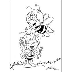 Dibujo para colorear: La Abeja Maya (Dibujos Animados y Series Animadas) #28335 - Dibujos para Colorear e Imprimir Gratis