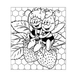 Dibujo para colorear: La Abeja Maya (Dibujos Animados y Series Animadas) #28346 - Dibujos para Colorear e Imprimir Gratis
