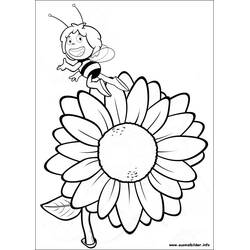 Dibujo para colorear: La Abeja Maya (Dibujos Animados y Series Animadas) #28390 - Dibujos para Colorear e Imprimir Gratis