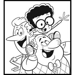 Dibujo para colorear: La Casa Ruidosa (Dibujos Animados y Series Animadas) #184861 - Dibujos para Colorear e Imprimir Gratis