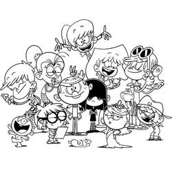 Dibujo para colorear: La Casa Ruidosa (Dibujos Animados y Series Animadas) #184865 - Dibujos para Colorear e Imprimir Gratis