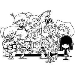 Dibujo para colorear: La Casa Ruidosa (Dibujos Animados y Series Animadas) #184866 - Dibujos para Colorear e Imprimir Gratis