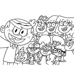 Dibujo para colorear: La Casa Ruidosa (Dibujos Animados y Series Animadas) #184872 - Dibujos para Colorear e Imprimir Gratis
