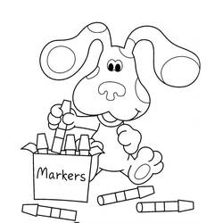 Dibujo para colorear: Las Pistas de Blue (Dibujos Animados y Series Animadas) #207903 - Dibujos para Colorear e Imprimir Gratis
