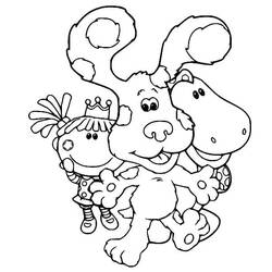 Dibujo para colorear: Las Pistas de Blue (Dibujos Animados y Series Animadas) #207910 - Dibujos para Colorear e Imprimir Gratis