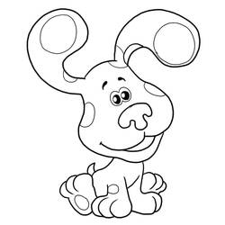 Dibujo para colorear: Las Pistas de Blue (Dibujos Animados y Series Animadas) #207918 - Dibujos para Colorear e Imprimir Gratis