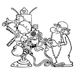 Dibujo para colorear: Leonardo da Vinci (Dibujos Animados y Series Animadas) #213177 - Dibujos para Colorear e Imprimir Gratis