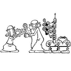 Dibujo para colorear: Leonardo da Vinci (Dibujos Animados y Series Animadas) #213180 - Dibujos para Colorear e Imprimir Gratis