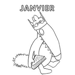 Dibujo para colorear: Lobo Auzou (Dibujos Animados y Series Animadas) #217240 - Dibujos para Colorear e Imprimir Gratis