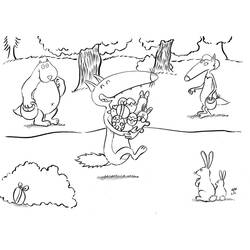 Dibujo para colorear: Lobo Auzou (Dibujos Animados y Series Animadas) #217252 - Dibujos para Colorear e Imprimir Gratis