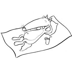 Dibujo para colorear: Lobo Auzou (Dibujos Animados y Series Animadas) #217264 - Dibujos para Colorear e Imprimir Gratis