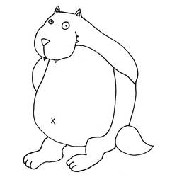 Dibujo para colorear: Lobo Auzou (Dibujos Animados y Series Animadas) #217265 - Dibujos para Colorear e Imprimir Gratis