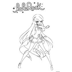 Dibujo para colorear: LoliRock (Dibujos Animados y Series Animadas) #177375 - Dibujos para Colorear e Imprimir Gratis