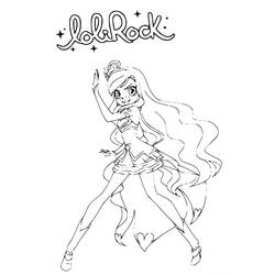 Dibujo para colorear: LoliRock (Dibujos Animados y Series Animadas) #177376 - Dibujos para Colorear e Imprimir Gratis