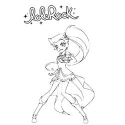 Dibujo para colorear: LoliRock (Dibujos Animados y Series Animadas) #177386 - Dibujos para Colorear e Imprimir Gratis