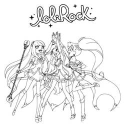 Dibujo para colorear: LoliRock (Dibujos Animados y Series Animadas) #177387 - Dibujos para Colorear e Imprimir Gratis