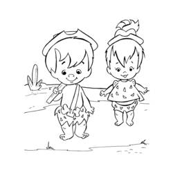 Dibujo para colorear: Los Picapiedra (Dibujos Animados y Series Animadas) #29517 - Dibujos para Colorear e Imprimir Gratis