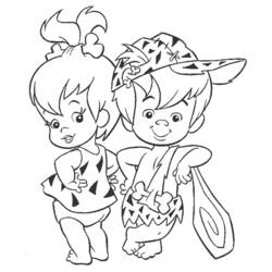 Dibujo para colorear: Los Picapiedra (Dibujos Animados y Series Animadas) #29525 - Dibujos para Colorear e Imprimir Gratis