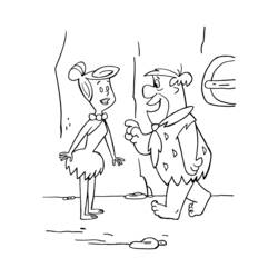 Dibujo para colorear: Los Picapiedra (Dibujos Animados y Series Animadas) #29533 - Dibujos para Colorear e Imprimir Gratis