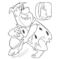 Dibujo para colorear: Los Picapiedra (Dibujos Animados y Series Animadas) #29535 - Dibujos para Colorear e Imprimir Gratis