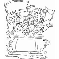 Dibujo para colorear: Los Picapiedra (Dibujos Animados y Series Animadas) #29536 - Dibujos para Colorear e Imprimir Gratis
