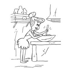 Dibujo para colorear: Los Picapiedra (Dibujos Animados y Series Animadas) #29553 - Dibujos para Colorear e Imprimir Gratis