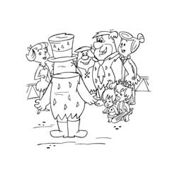 Dibujo para colorear: Los Picapiedra (Dibujos Animados y Series Animadas) #29556 - Dibujos para Colorear e Imprimir Gratis