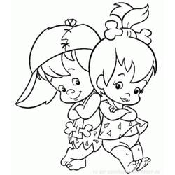Dibujo para colorear: Los Picapiedra (Dibujos Animados y Series Animadas) #29577 - Dibujos para Colorear e Imprimir Gratis