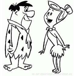 Dibujo para colorear: Los Picapiedra (Dibujos Animados y Series Animadas) #29595 - Dibujos para Colorear e Imprimir Gratis