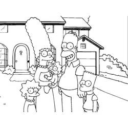 Dibujo para colorear: Los Simpson (Dibujos Animados y Series Animadas) #23774 - Dibujos para Colorear e Imprimir Gratis