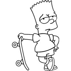 Dibujo para colorear: Los Simpson (Dibujos Animados y Series Animadas) #23777 - Dibujos para Colorear e Imprimir Gratis