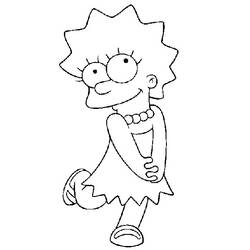 Dibujo para colorear: Los Simpson (Dibujos Animados y Series Animadas) #23789 - Dibujos para Colorear e Imprimir Gratis