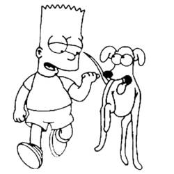 Dibujo para colorear: Los Simpson (Dibujos Animados y Series Animadas) #23797 - Dibujos para Colorear e Imprimir Gratis