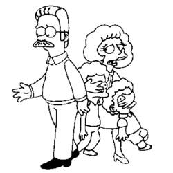 Dibujo Los Simpson (Dibujos Animados y Series Animadas) #23819 para imprimir y colorear