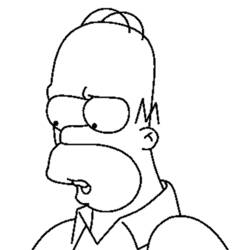 Dibujo para colorear: Los Simpson (Dibujos Animados y Series Animadas) #23821 - Dibujos para Colorear e Imprimir Gratis