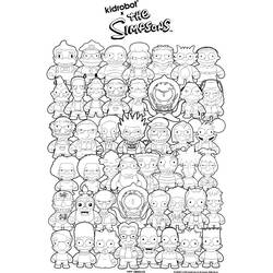 Dibujo para colorear: Los Simpson (Dibujos Animados y Series Animadas) #23833 - Dibujos para Colorear e Imprimir Gratis