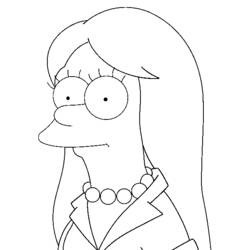 Dibujo para colorear: Los Simpson (Dibujos Animados y Series Animadas) #23853 - Dibujos para Colorear e Imprimir Gratis
