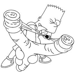 Dibujo para colorear: Los Simpson (Dibujos Animados y Series Animadas) #23865 - Dibujos para Colorear e Imprimir Gratis