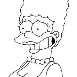 Dibujo para colorear: Los Simpson (Dibujos Animados y Series Animadas) #23867 - Dibujos para Colorear e Imprimir Gratis