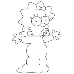 Dibujo para colorear: Los Simpson (Dibujos Animados y Series Animadas) #23868 - Dibujos para Colorear e Imprimir Gratis