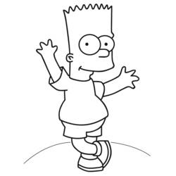 Dibujo para colorear: Los Simpson (Dibujos Animados y Series Animadas) #23871 - Dibujos para Colorear e Imprimir Gratis