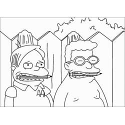 Dibujo Los Simpson (Dibujos Animados y Series Animadas) #23887 para imprimir y colorear