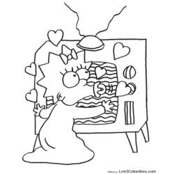 Dibujo Los Simpson (Dibujos Animados y Series Animadas) #23891 para imprimir y colorear