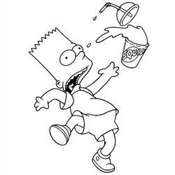 Dibujo para colorear: Los Simpson (Dibujos Animados y Series Animadas) #23907 - Dibujos para Colorear e Imprimir Gratis