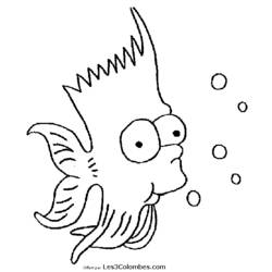 Dibujo Los Simpson (Dibujos Animados y Series Animadas) #23919 para imprimir y colorear